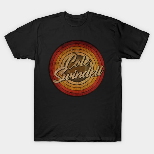 arjunthemaniac, circle retro faded Cole Swindell T-Shirt by arjunthemaniac